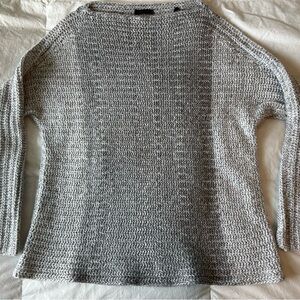ATM Anthony Thomas Melillo Boat Neck Gray Sweater